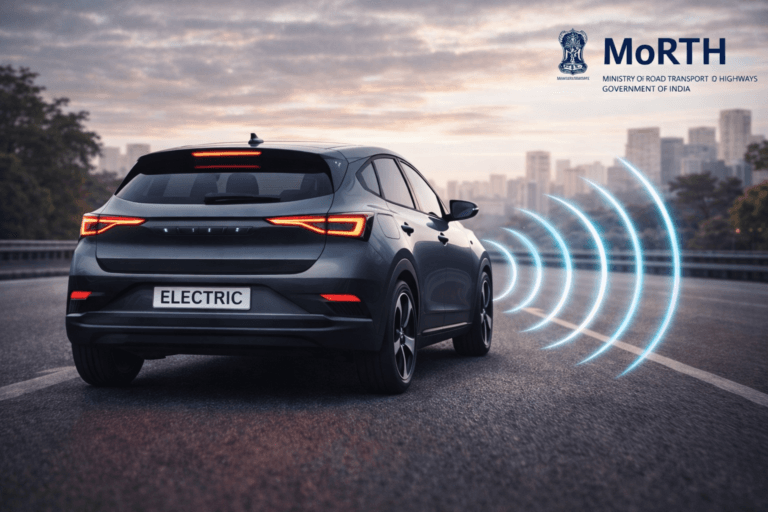 MoRTH Mandates AVAS for Electric Vehicles in India: Safety Rules & Timeline