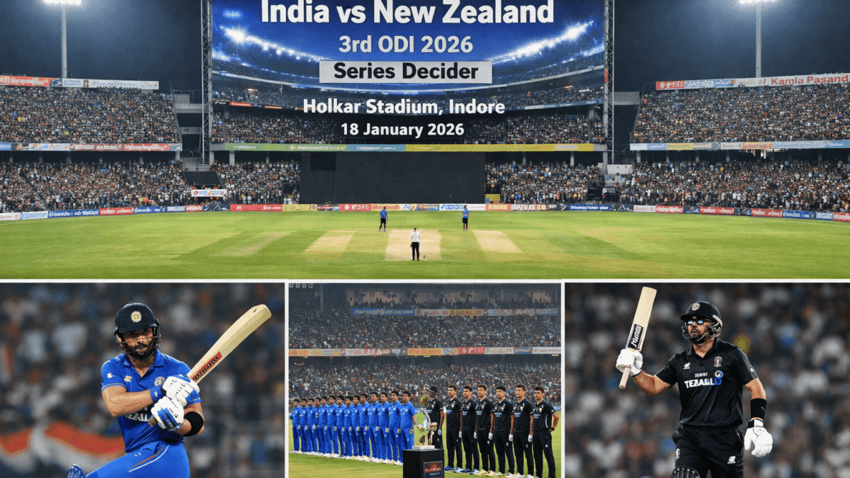 India vs New Zealand 3rd ODI 2026 Preview: Series Decider, Date, Venue, Pitch Report and Probable XI