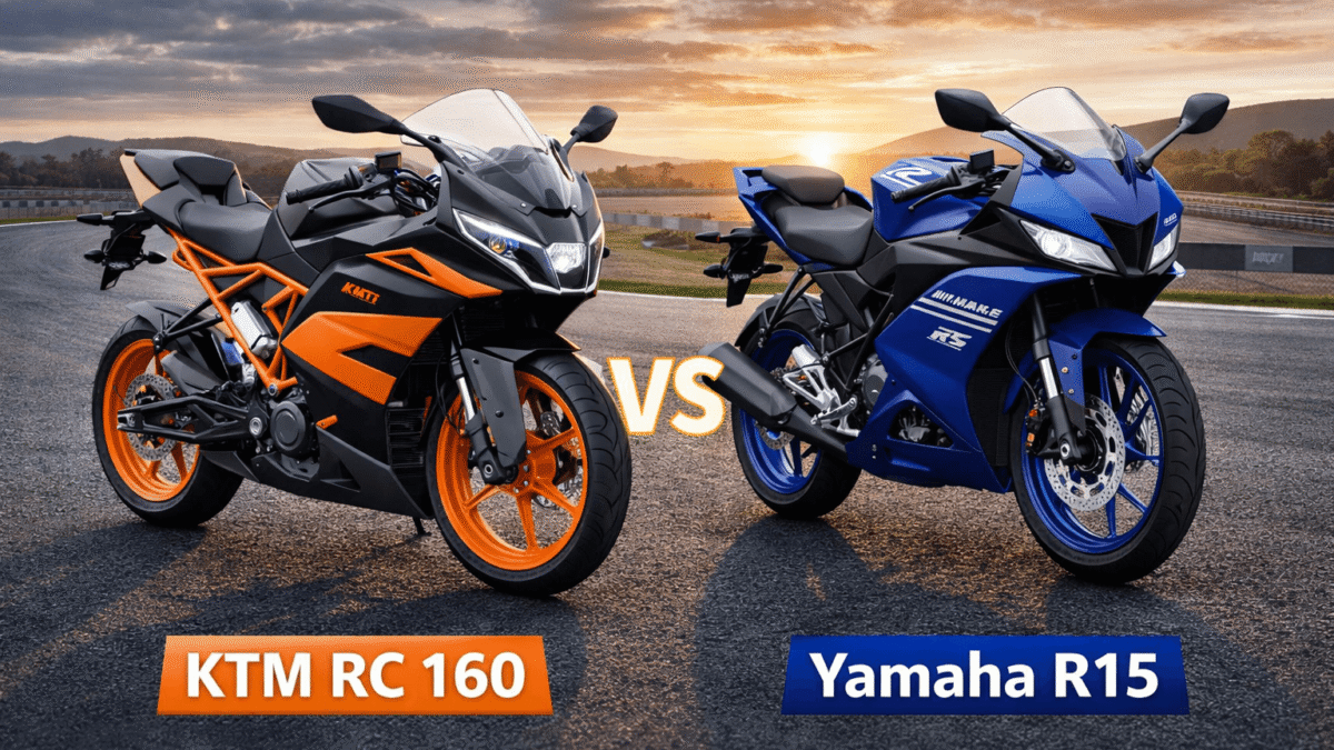 KTM RC 160 vs Yamaha R15 — Full Comparison (Specs, Performance, Price, Features)